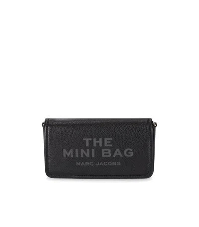 MARC JACOBS THE LEATHER MINI BLACK BAG