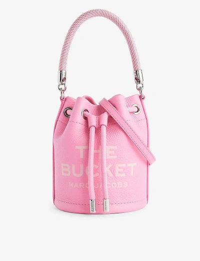 Marc Jacobs Petal Pink The Leather Mini Bucket Bag