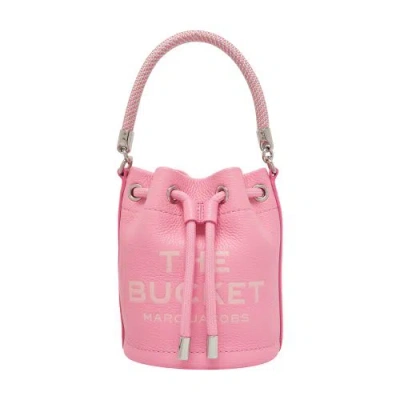 Marc Jacobs The Leather Mini Bucket Bag In Petal_pink