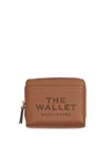 Marc Jacobs The Mini Leather Compact Wallet In Brown