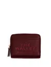 Marc Jacobs The Mini Compact Wallet In Burgundy