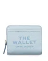 Marc Jacobs Blue 'the Leather Mini Compact' Wallet In Cloud Blue