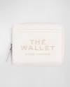 Marc Jacobs The Leather Mini Compact Wallet In Cotton