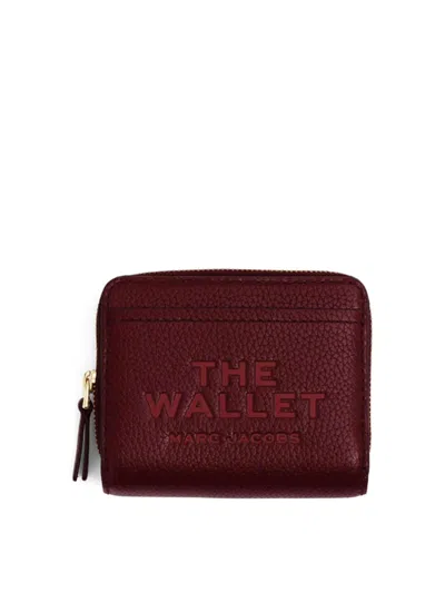 Marc Jacobs The Mini Compact Wallet In Dark Red