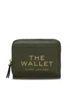 Marc Jacobs The Leather Mini Compact Wallet In Green