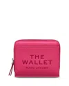 Marc Jacobs The Leather Mini Compact Wallet In Pink