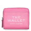 Marc Jacobs The Leather Mini Compact Wallet In Pink
