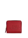 Marc Jacobs Logo-print Leather Wallet In Red
