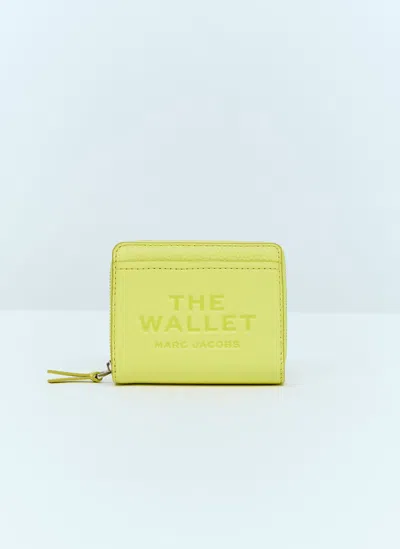 Marc Jacobs The Mini Leather Wallet In Yellow