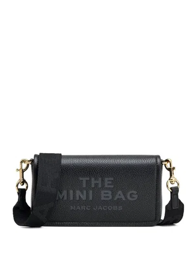 Marc Jacobs Mini Leather Shoulder Bag In Black