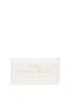 Marc Jacobs The Leather Mini Cotton Cross-body Bag In Bianco