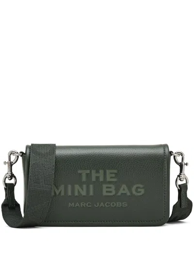 Marc Jacobs The Leather Mini Ivy Cross-body Bag In Green Patent