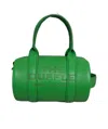 Marc Jacobs The Leather Mini Duffle Bag In Green