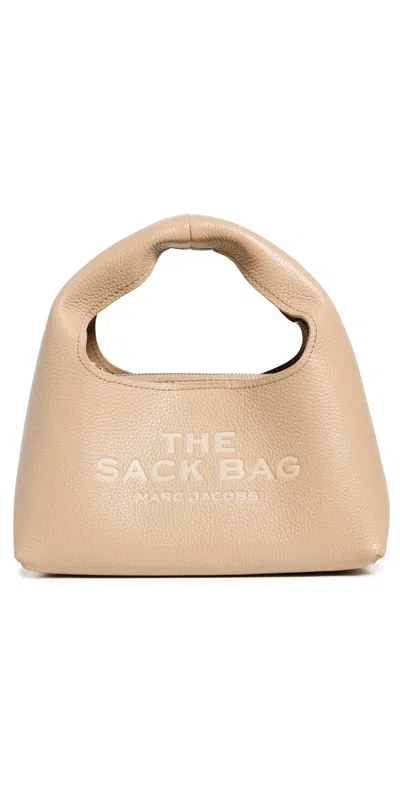 Marc Jacobs The Leather Mini Sack Bag Camel In Brown