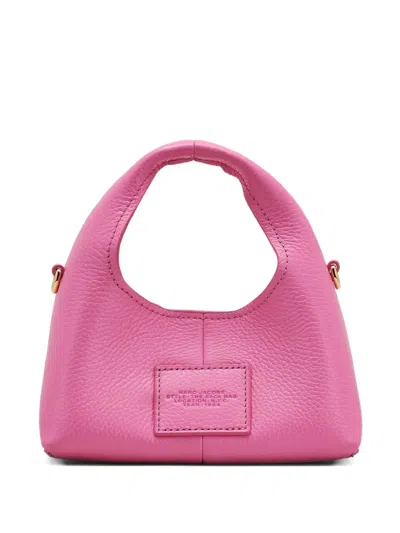Marc Jacobs The Leather Mini Sack Bag Crossbody Bag In Pink