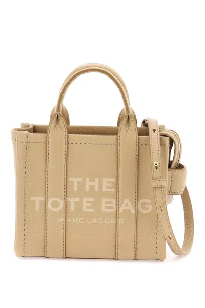Marc Jacobs The Leather Mini Tote Bag In Camel (beige)
