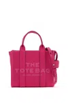 Marc Jacobs The Leather Mini Tote Bag In Hot Pink (fuchsia)