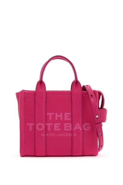 Marc Jacobs The Leather Mini Tote Bag In Pink