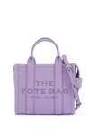 Marc Jacobs The Leather Small Tote Bag In Purple