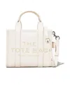 Marc Jacobs The Leather Mini Tote Bag In White