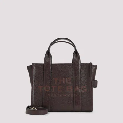 Marc Jacobs The Leather Mini Tote Ganache Bag In Brown