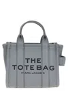 MARC JACOBS THE LEATHER MINI TOTE TOTE BAG GRAY