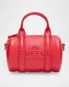 Marc Jacobs The Leather Nano Duffle Crossbody Bag In True Red
