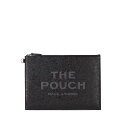 Marc Jacobs The Leather Pouch Schwarze Tasche In Black