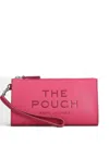 Marc Jacobs The Leather Pouch Clutch Bag In Pink