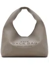 Marc Jacobs Small Leather Top Handle Bag In Grey