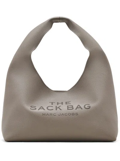 Marc Jacobs The Leather Sack Bag In Grey