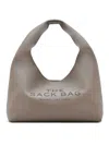 Marc Jacobs Small Leather Top Handle Bag In Gris