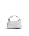 Marc Jacobs Silhouette And Textured Leather Handbag In White