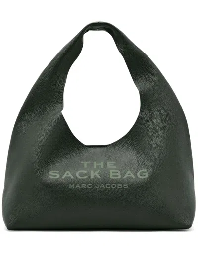 Marc Jacobs The Sack Leather Top Handle Bag In Green