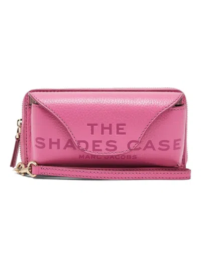 Marc Jacobs The Leather Shades Case In Pink