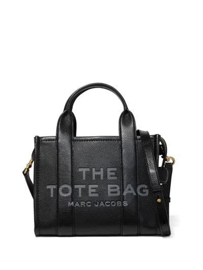 Marc Jacobs Small The Leather Tote Bag In Black