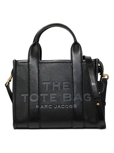 Marc Jacobs The Leather Small Tote Bag In Black