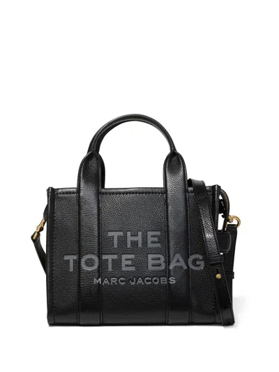 Marc Jacobs The Leather Small Tote Bag In Black