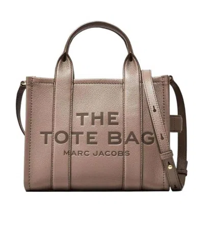 Marc Jacobs The Leather Small Tote Bag In Brown