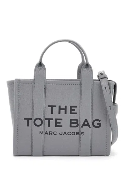 Marc Jacobs Women Grey Leather Mini The Tote Bag Handbag In Gray