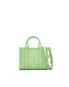 Marc Jacobs The Leather Small Tote Bag Peppermint In Green