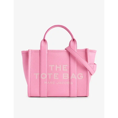 Marc Jacobs The Leather Small Tote Bag In Petal Pink