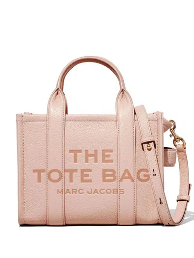 Marc Jacobs The Leather Small Tote Bag In Pink