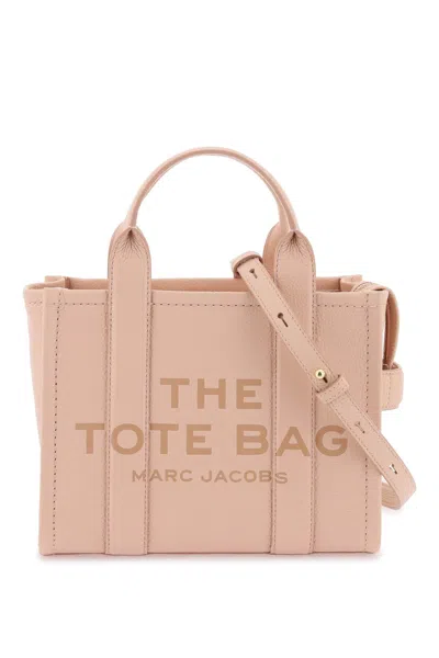 Marc Jacobs The Leather Small Tote Bag In Pink