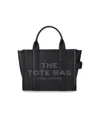 Marc Jacobs Women Black Leather Medium The Tote Bag Handbag In Black