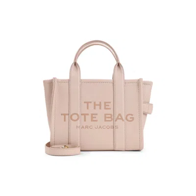 Marc Jacobs The Leather Small Tote Ganache Bag In Orange