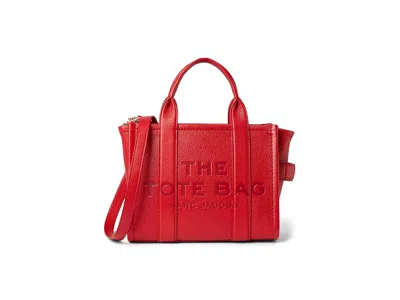 Marc Jacobs The Leather Small Tote Handbags True Red: One Size