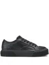 Marc Jacobs The Leather Sneakers In Black