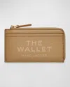 Marc Jacobs Wallet Leather Textured Unique Finish In Camel