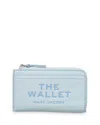 Marc Jacobs The Leather Top Zip Multi Wallet In Cloud Blue